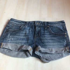 Denim shorts